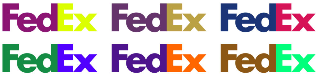 FedEx Colour Comparison