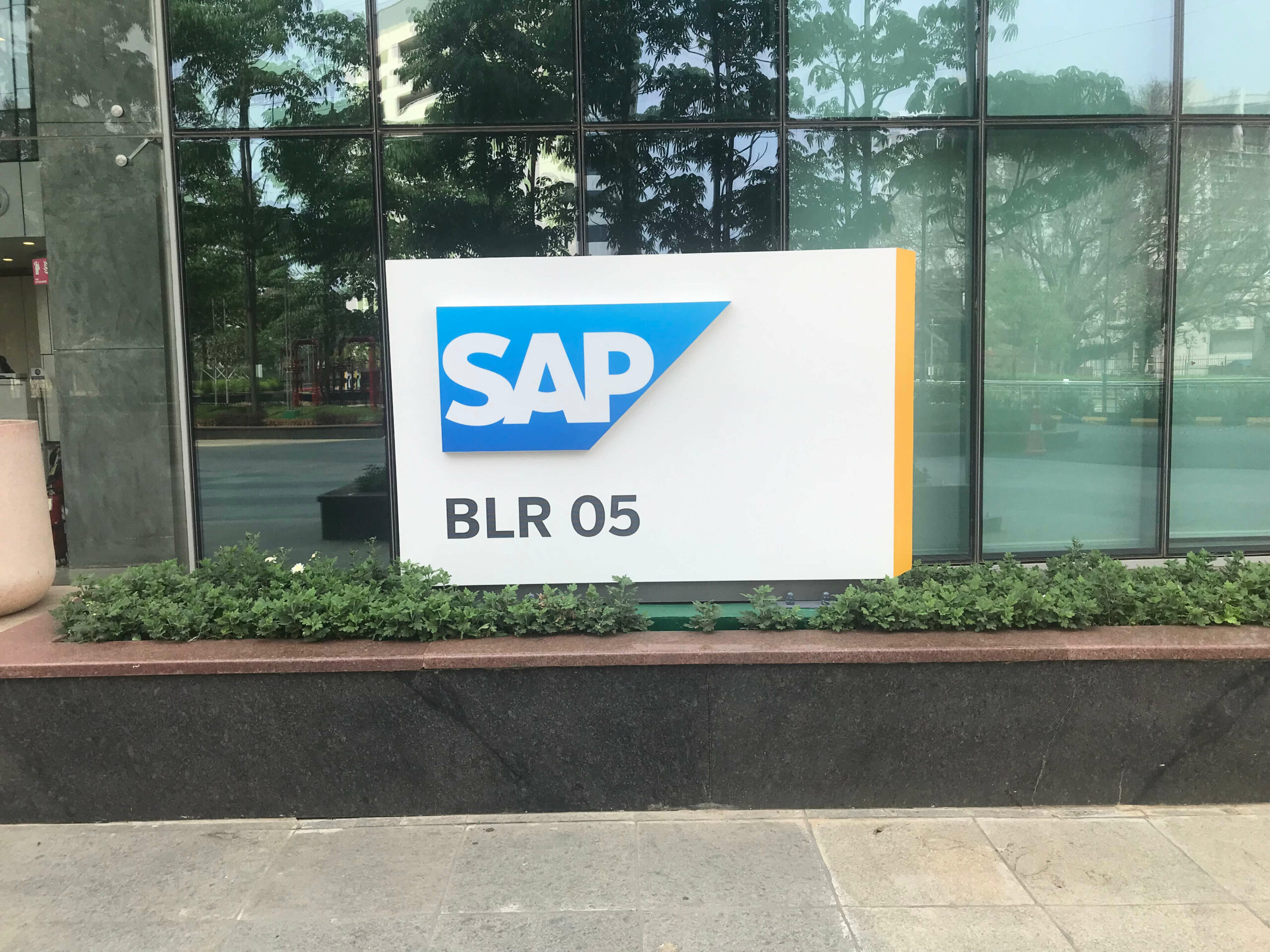 SAP Signage outcome  monument small scaled